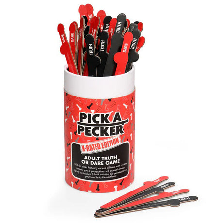 XR Brands Pick a Pecker X‑Rated Truth or Dare Cards — 50 Challenges - FR-AH692