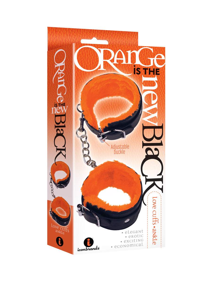 The 9's Orange Is the New Black Love Cuffs Ankle - Black by Icon Brands