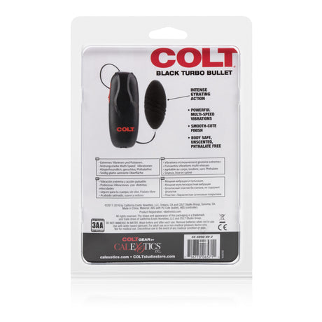 CalExotics Colt Turbo Bullet Vibrator — Black - SE6890402