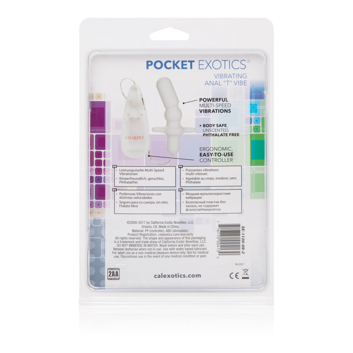Pocket Exotics Ivory Anal-T Vibe by CalExotics