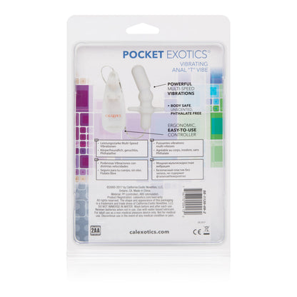 Pocket Exotics Ivory Anal-T Vibe by CalExotics