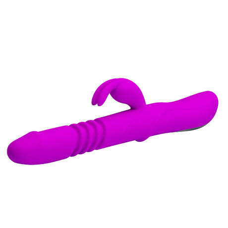 Pretty Love Ward Rechargeable Thrusting Rabbit Vibrator - BI-014399