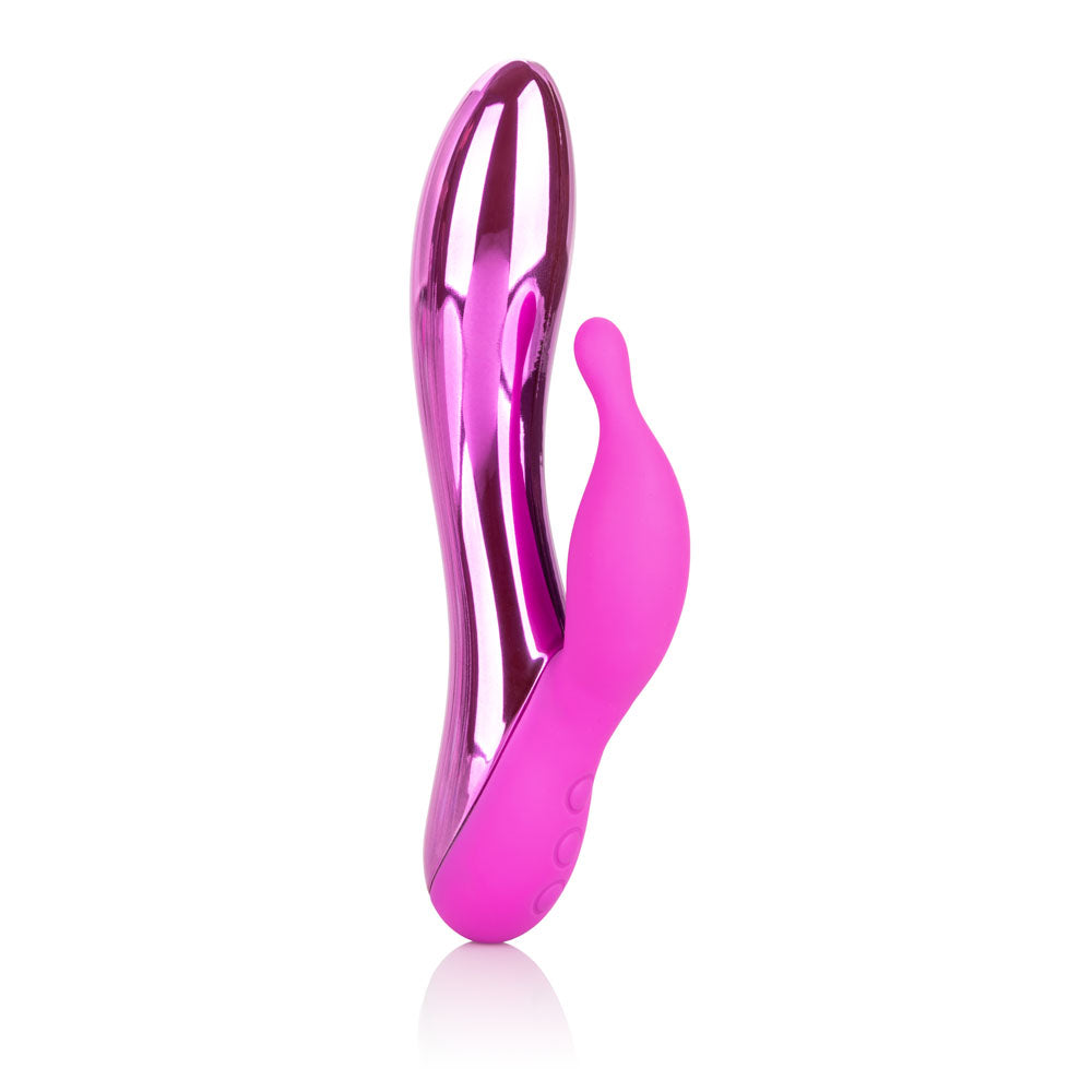 CalExotics DazzLED Radiance LED Rabbit Vibrator, Dual Motor, USB Rechargeable - SE0734203