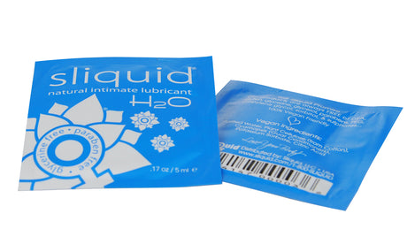 Sliquid Naturals H2O Lubricant Pillows — 0.17 fl oz, 200 Count - SLIQ003