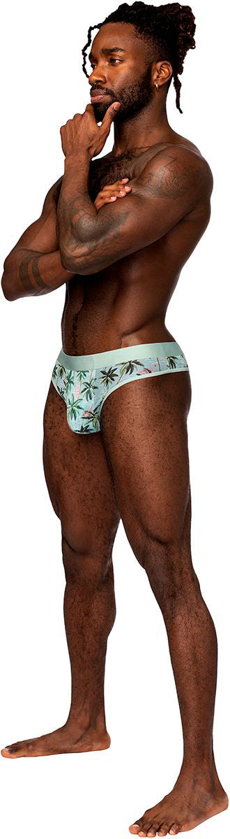 "Sheer Print - Sheer Thong - Large/x-Large - Flamingo MP-SMS012FLLXL"