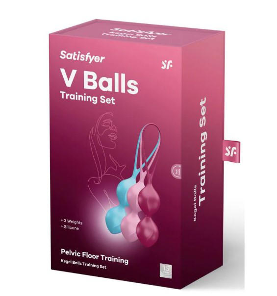 Satisfyer V Balls Set of 3 Pelvic Trainer - SAT-9016518