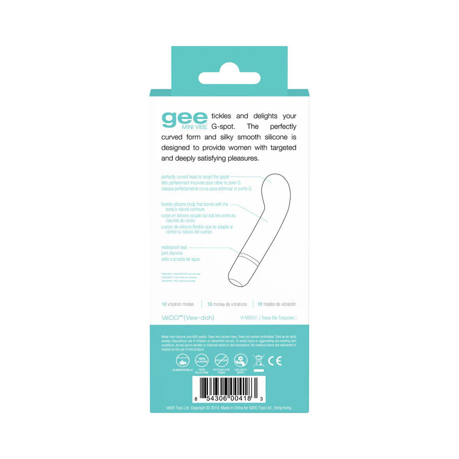 Gee Mini Vibe - Tease Me Turquoise by VeDO