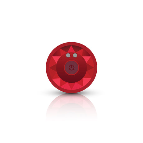 Vibrating Red Metal Remote Plug - Lg
