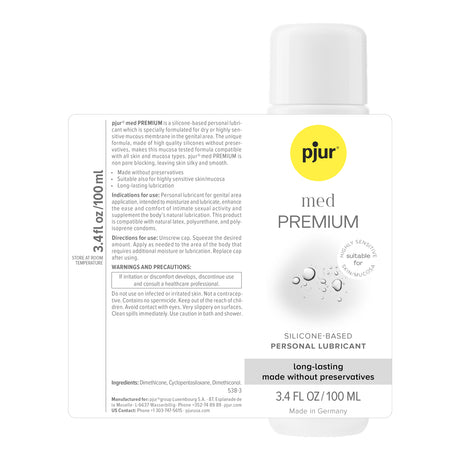 Pjur Med - Premium Glide - 100ml by Pjur