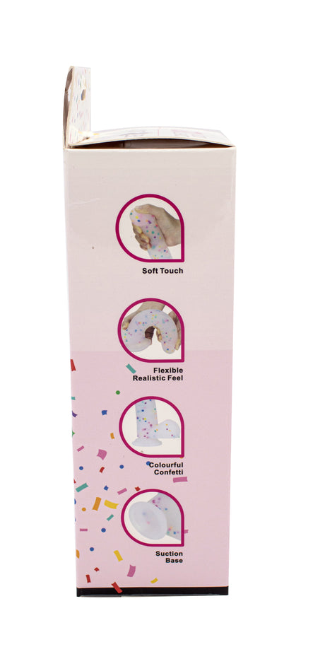 8.5" Confetti Cock