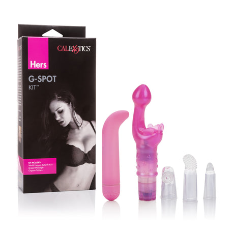 CalExotics Her G-Spot Kit — G-Spot Massager, Tickler Sleeve & Butterfly Kiss - SE1988203