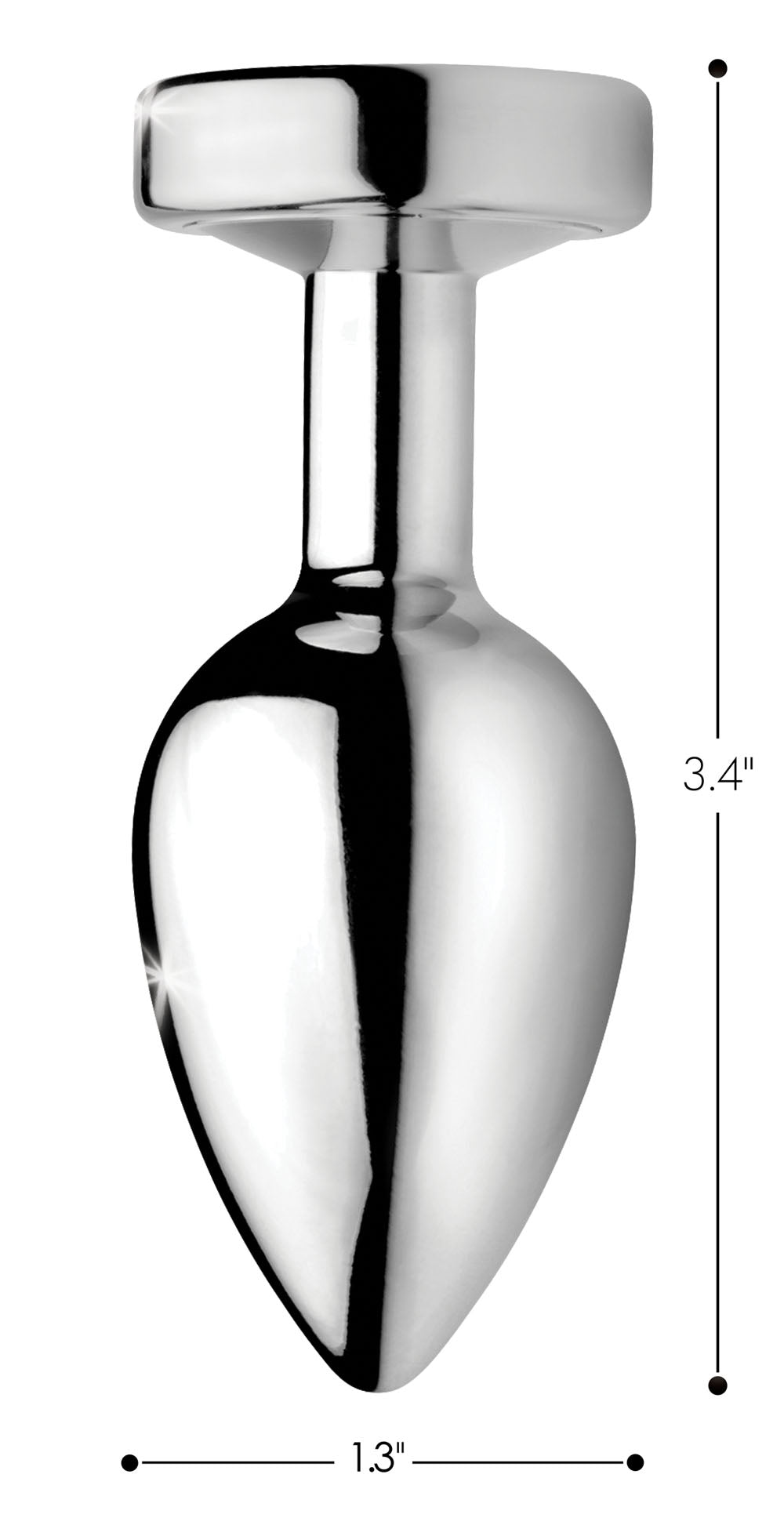 Light Up Medium Anal Plug by XR Brands