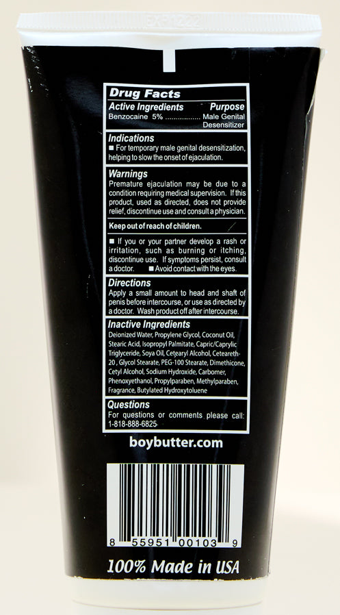 Boy Butter Extreme Desensitizing Cream - 6 Fl. Oz Tube by Boy Butter