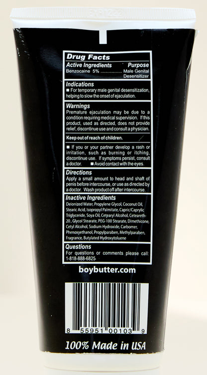 Boy Butter Extreme Desensitizing Cream - 6 Fl. Oz Tube by Boy Butter