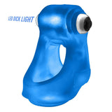 Oxballs Glowsling LED Cocksling — Blue Ice, 3.5" - OX-3094-BLUICE