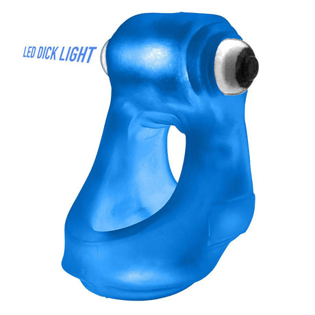 Oxballs Glowsling LED Cocksling — Blue Ice, 3.5" - OX-3094-BLUICE