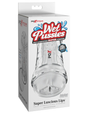 Pipedream Wet Pussies Self-Lubricating Stroker, Frosted (8.3 in) - PDRD440-20