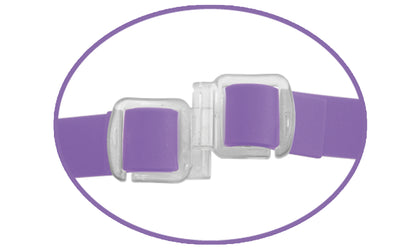 Fetish Fantasy Elite Vibrating Double Delight Strap-on - Purple by Pipedream