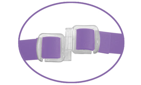 Fetish Fantasy Elite Vibrating Double Delight Strap-on - Purple by Pipedream