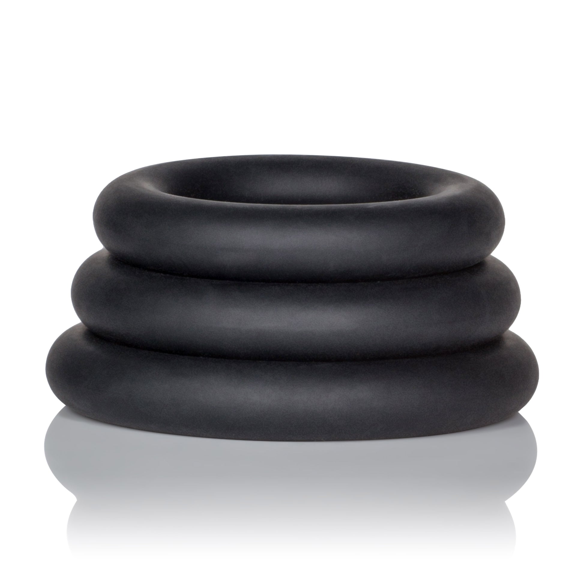 Dr. Joel Kaplan Silicone Support Rings - Black by CalExotics