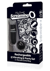 My Secret Charged Remote Control Panty Vibe - Black
