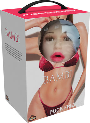Hott Products Bambi Inflatable Love Doll — Life-Size, Triple Openings - HTP3505