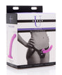 XR Brands Navigator Silicone G-Spot Strap-On Dildo with Adjustable Harness - SU-AF216