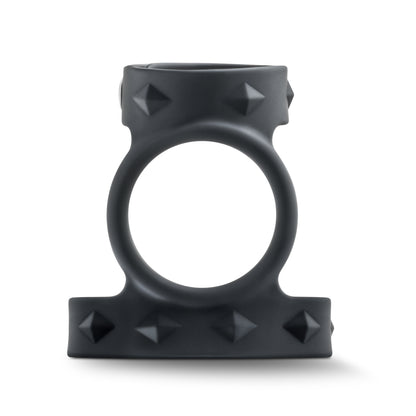 Performance - Vs8 - Silicone Double Cock & Ball Strap - Black by Blush