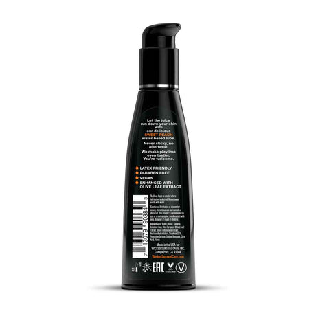 Wicked Sensual Care Aqua Sweet Peach Water-Based Lubricant, 4 fl oz - WS-90384