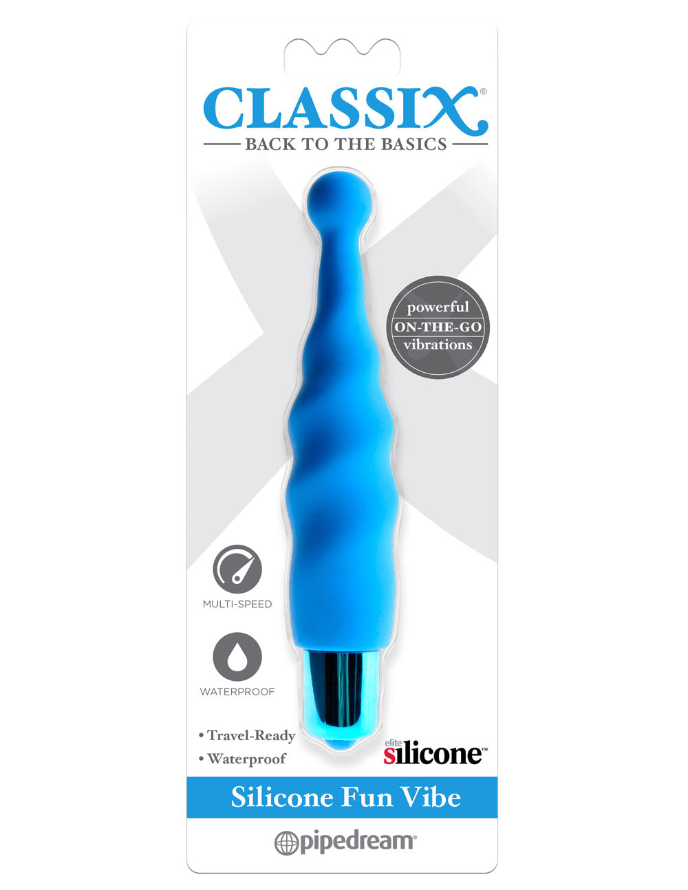 Silicone Fun Vibe - Blue by Pipedream