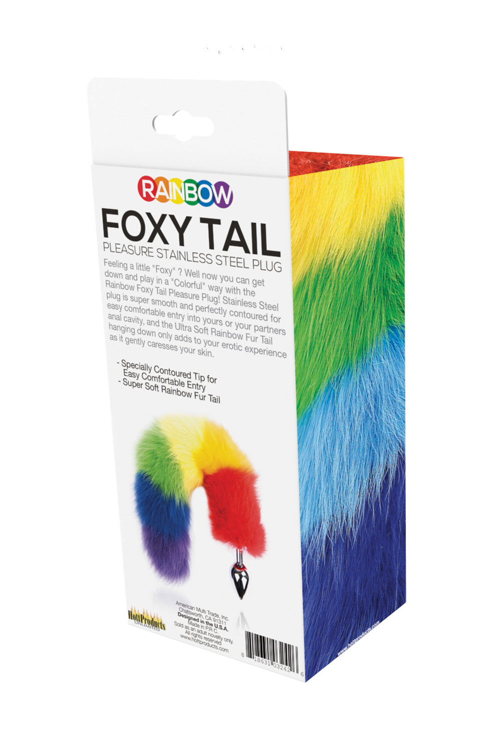 Rainbow Foxy Tail by Hott Products