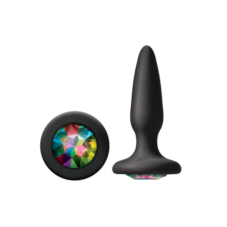 nsnovelties Glams Mini Rainbow Gem Butt Plug - NSN0510-79