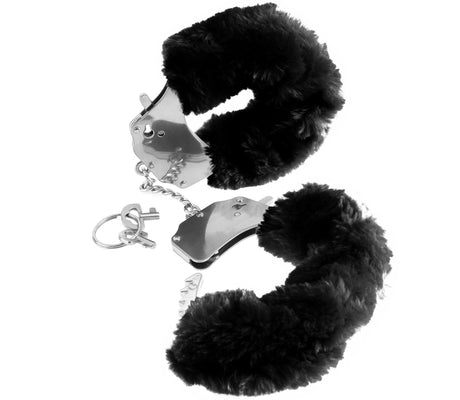 Fetish Fantasy Series Furry Cuffs - Black by Pipedream