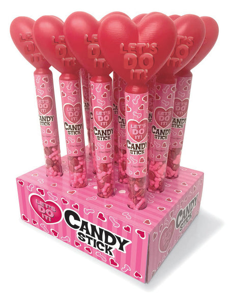 Little Genie Let's Do It Candy Sticks — 12 Count, 2.5 oz Each - CP-984