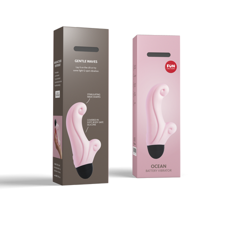 Fun Factory Ocean Small Curved Vibrator — Battery-Powered - FN131BR