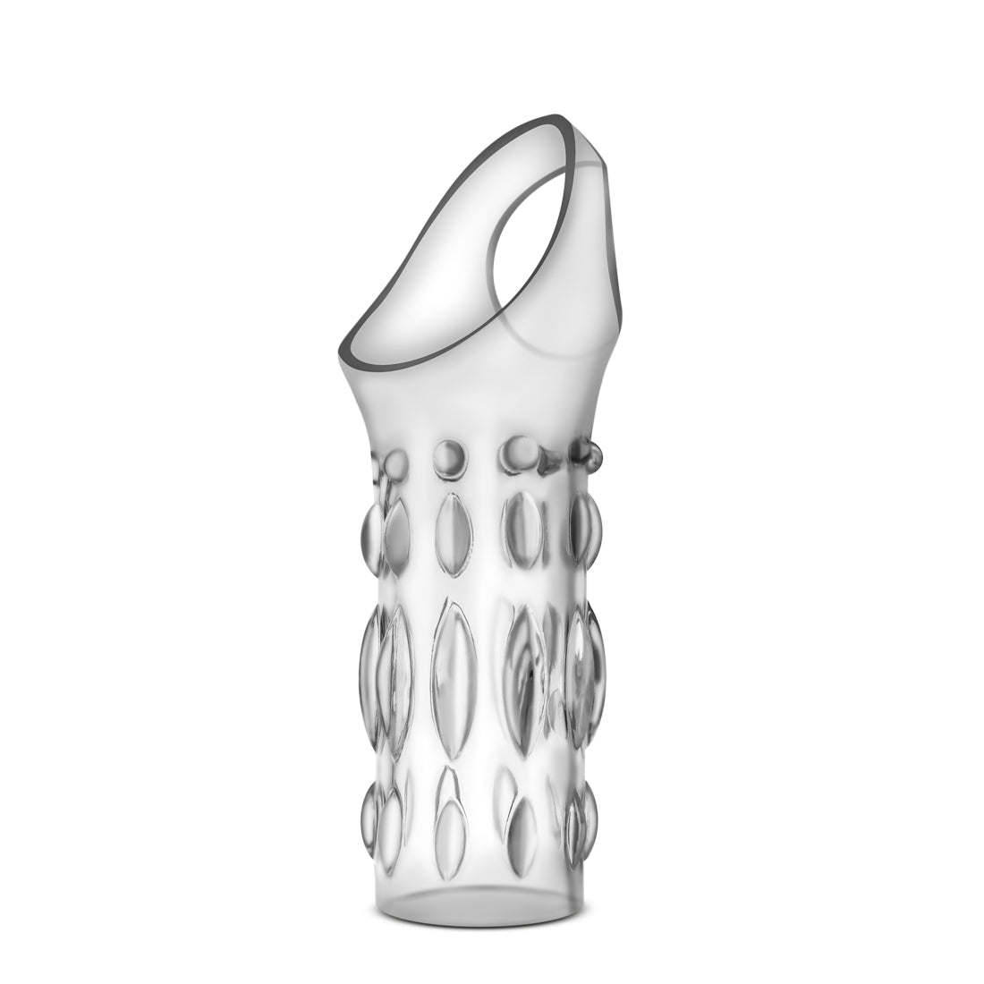 Blush Performance Studded Sleeve Ring — Clear TPE, 4.25 in - BL-13129