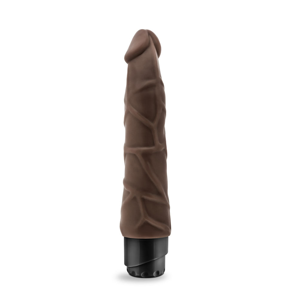 Dr. Skin - Cock Vibe 1 - 9 Inch Vibrating Cock - Chocolate by Blush
