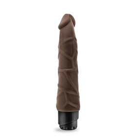 "Dr. Skin - Cock Vibe 1 - 9 Inch Vibrating Cock - Chocolate BL-10076"