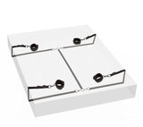 CalExotics Boundless Bed Restraint — Adjustable Wrist & Ankle Cuffs - SE2702853