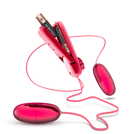 Blush B Yours Double Pop Eggs Twin Egg Vibrator — Cerise - BL-25500