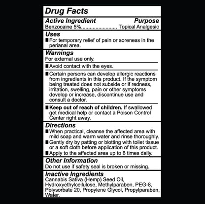 Butt Eze Anal Desensitizer - 2 Fl. Oz. / 60 ml by Body Action