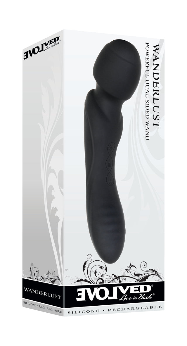 Evolved Novelties Wanderlust Double-Ended Silicone Rechargeable Vibrator - EN-RS-2230-2