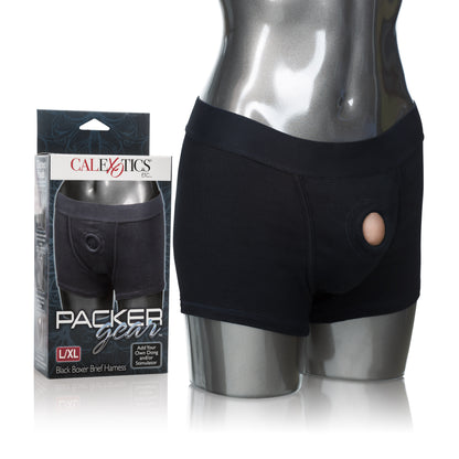 Packer Gear Boxer Brief Harness - Large/extralarge - Black by CalExotics