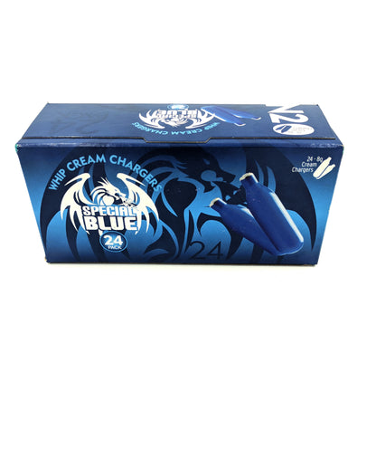 Special Blue Whip Cream Chargers - 24 Count by J.S. Marketing
