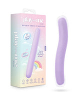 Blush Play With Me Double-Ended Silicone Vibrator — Purple - BL-22611