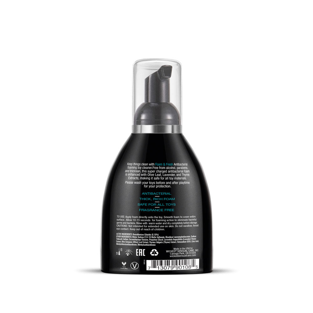 Wicked Sensual Care Foam 'N Fresh Anti-Bacterial Toy Cleaner, 8 fl. oz. - WS-90008
