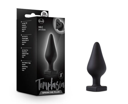 Temptasia - Spank Me Butt Plug - Black by Blush
