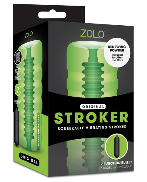 ZOLO Original Squeezable Vibrating Stroker by ZOLO