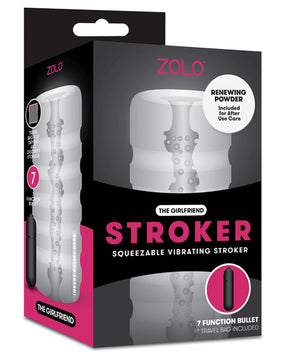 ZOLO Girlfriend Squeezable Vibrating Stroker by ZOLO
