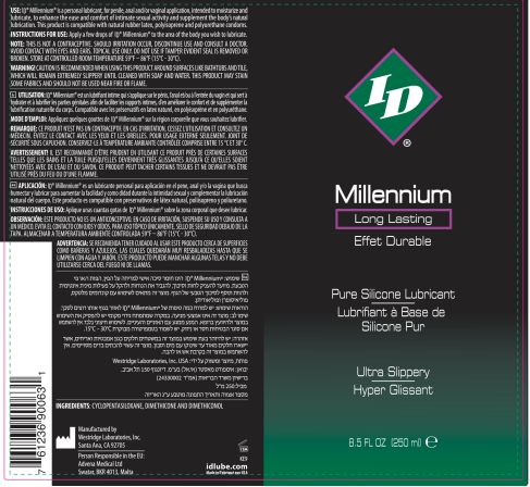 I.D. Lubricants I.D. Millennium Silicone Lubricant, 8.5 oz - ID-MLL-08